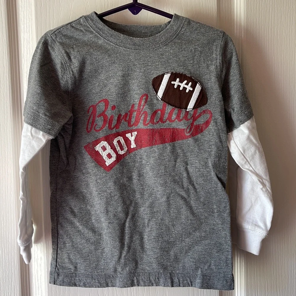 F5 Carter’s gray birthday shirt